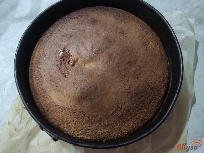 Фото приготовление рецепта: Бисквитный маковый торт шаг №8