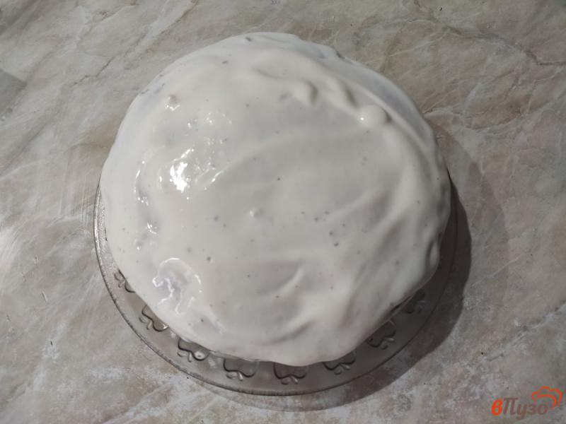 Фото приготовление рецепта: Бисквитный маковый торт шаг №11
