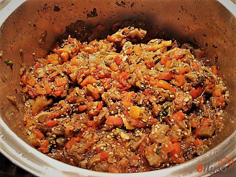 Фото приготовление рецепта: Аджапсандали из печёных овощей шаг №15