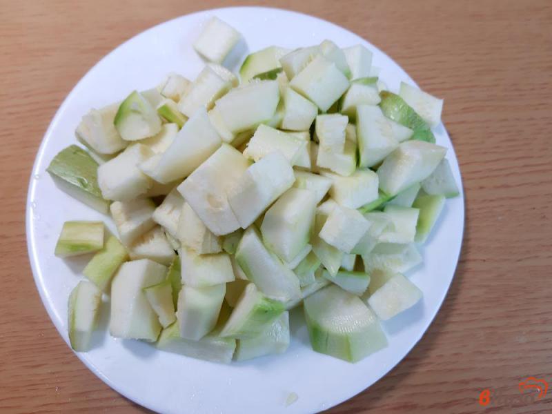 Фото приготовление рецепта: Рагу овощное с кабачками шаг №3