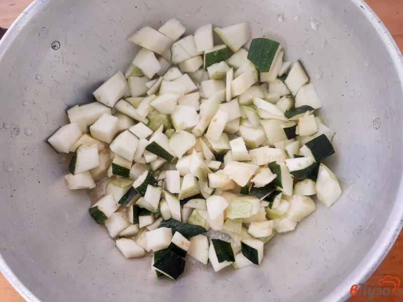 Фото приготовление рецепта: Овощное соте с баклажанами шаг №4