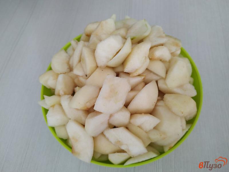 Фото приготовление рецепта: Яблочно-грушевое варенье шаг №3