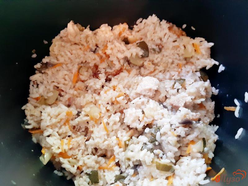 Фото приготовление рецепта: Рис с овощами шаг №12