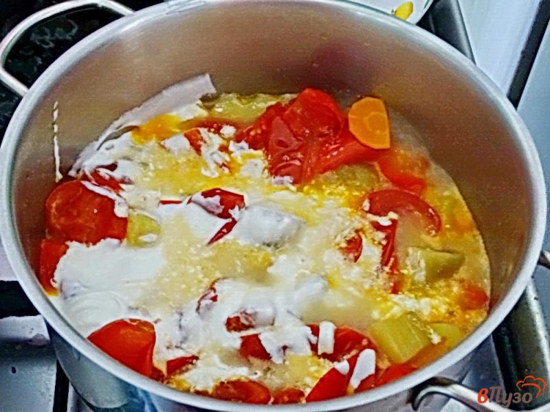 Фото приготовление рецепта: Овощное рагу без картофеля шаг №10
