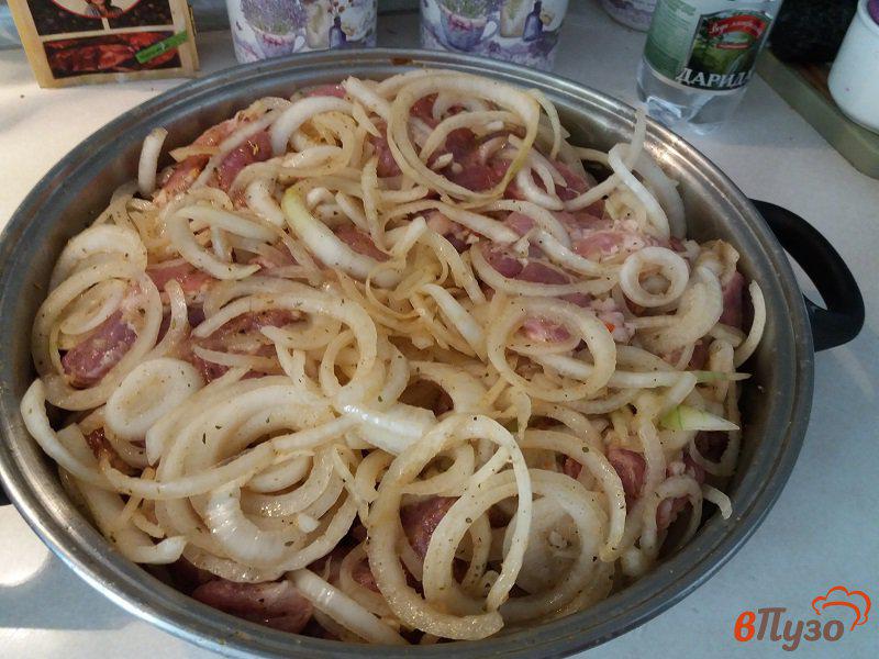 Фото приготовление рецепта: Шашлык из свиной шеи шаг №7
