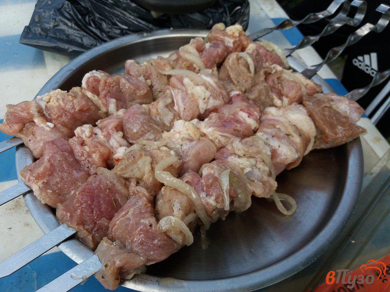 Фото приготовление рецепта: Шашлык из свиной шеи шаг №10