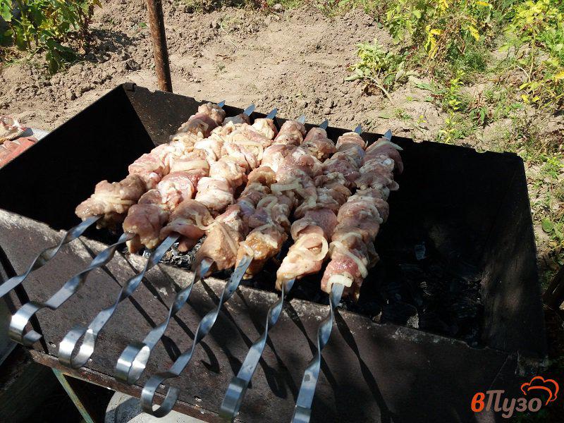 Фото приготовление рецепта: Шашлык из свиной шеи шаг №11