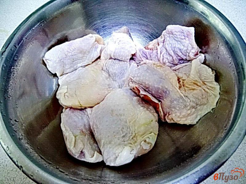 Фото приготовление рецепта: Филе куриного бедра в духовке шаг №1