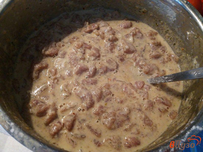 Фото приготовление рецепта: Рубленные котлеты из свинины в соусе Терияки шаг №8