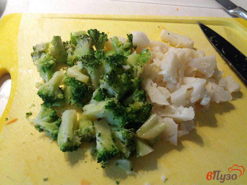 Фото приготовление рецепта: Овощной суп с фрикадельками шаг №7