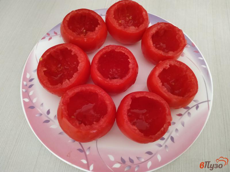 Фото приготовление рецепта: Фаршированные помидоры запеченые в духовке шаг №1