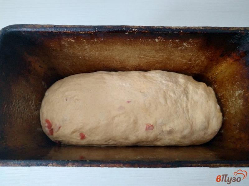 Фото приготовление рецепта: Хлеб с паприкой и сладким перцем шаг №7