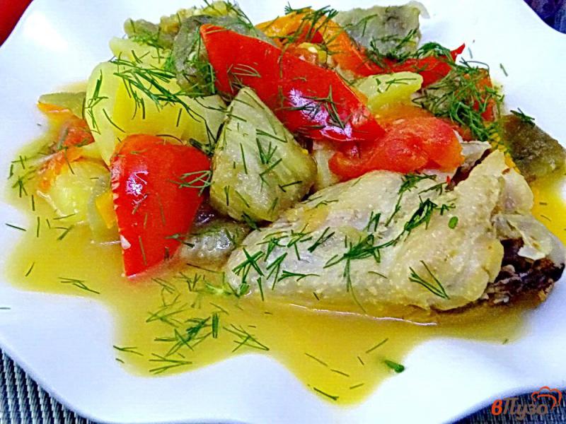 Фото приготовление рецепта: Рагу с овощами и куриными крыльями шаг №13