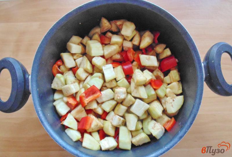 Фото приготовление рецепта: Закуска из баклажанов с перцем на зиму без стерилизации шаг №2