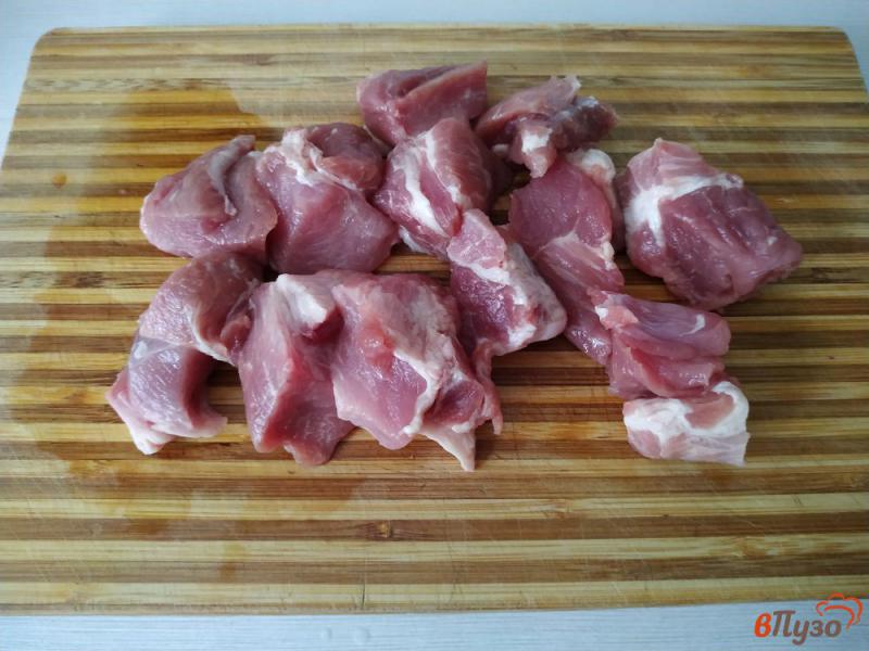 Фото приготовление рецепта: Плов со свининой на пару шаг №2