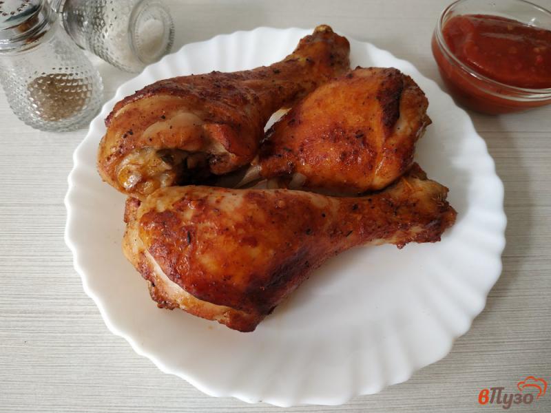 Фото приготовление рецепта: Куриные голени запеченые в соусе сацебели шаг №6
