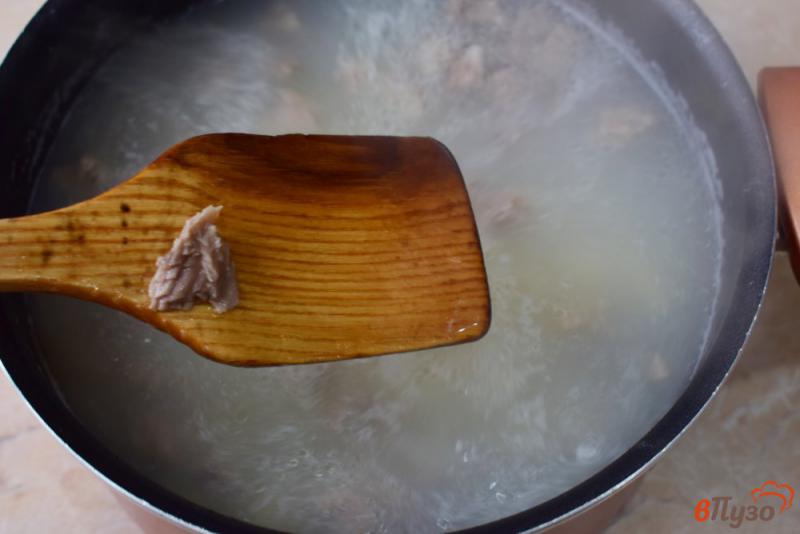 Фото приготовление рецепта: Суп из баранины с шампиньонами шаг №1