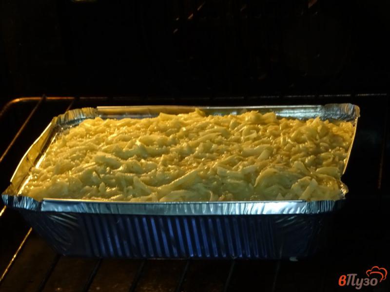 Фото приготовление рецепта: Сырная запеканка с вермишелью. шаг №9
