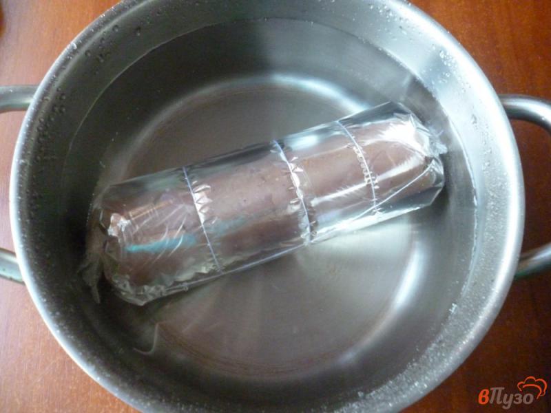 Фото приготовление рецепта: Домашняя куриная колбаса шаг №8