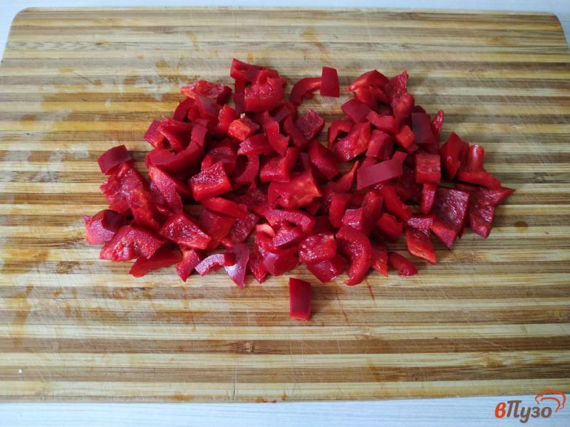 Фото приготовление рецепта: Тушеный картофель по-болгарски шаг №4