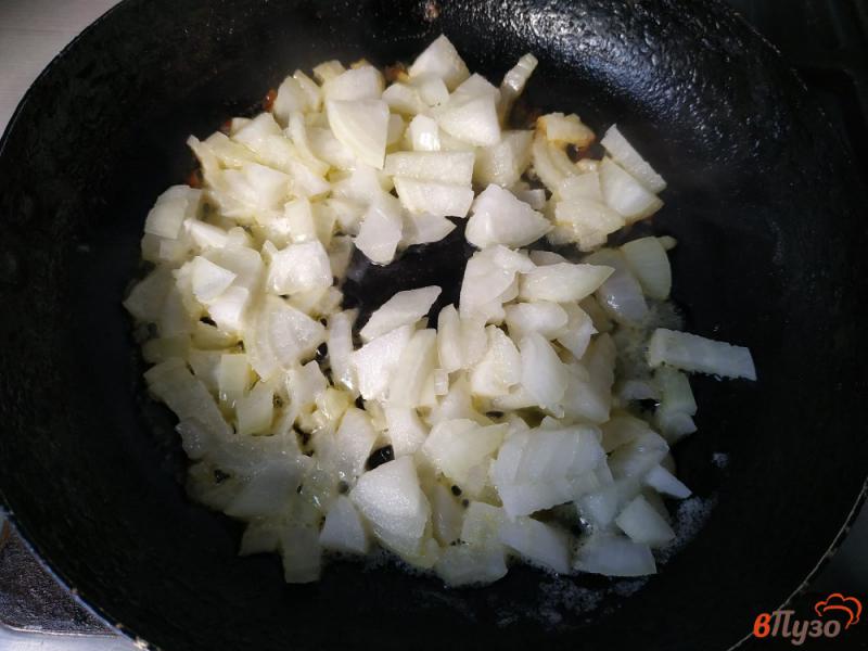 Фото приготовление рецепта: Тушеный картофель по-болгарски шаг №6