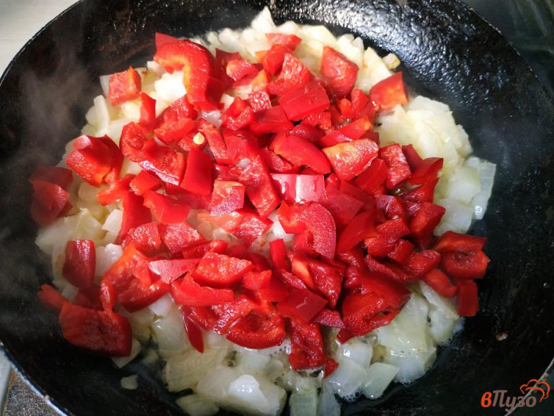 Фото приготовление рецепта: Тушеный картофель по-болгарски шаг №7