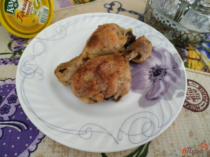 Фото приготовление рецепта: Запеченые куриные голени в майонезно- горчичном соусе шаг №7