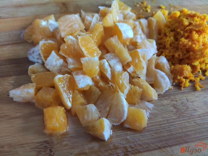 Фото приготовление рецепта: Варенье из дыни с апельсином шаг №3