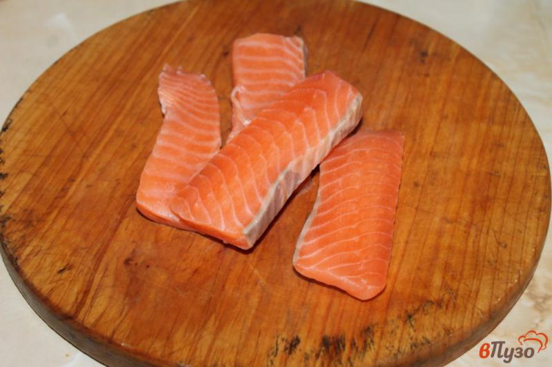Фото приготовление рецепта: Филе лосося с травами на гриле шаг №1