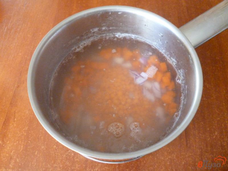 Фото приготовление рецепта: Суп-пюре из чечевицы шаг №3