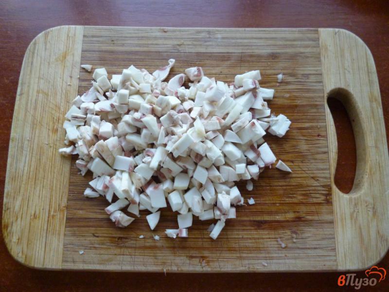 Фото приготовление рецепта: Куриные рубленные котлеты с шампиньонами шаг №2