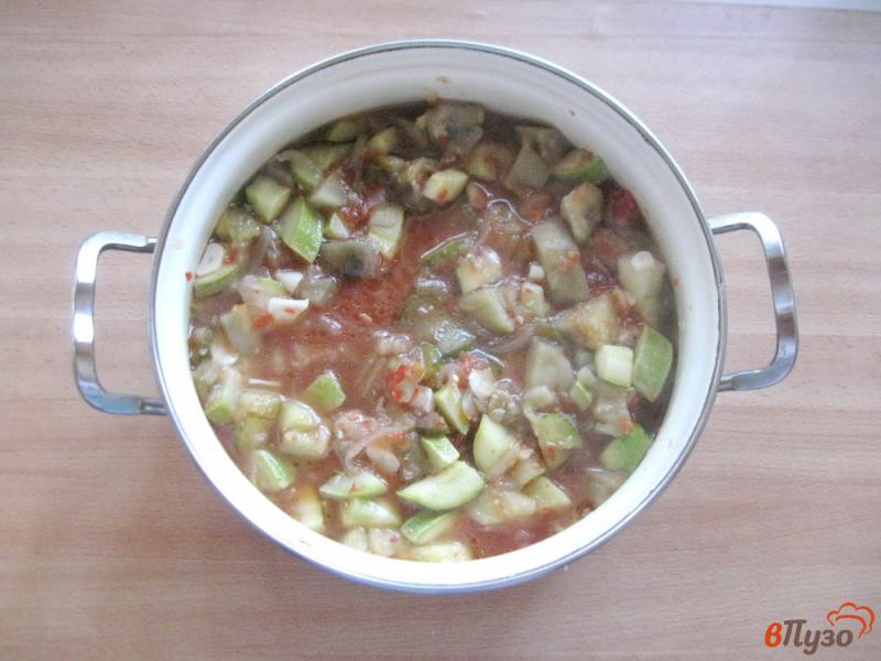 Фото приготовление рецепта: Овощной салат на зиму шаг №6