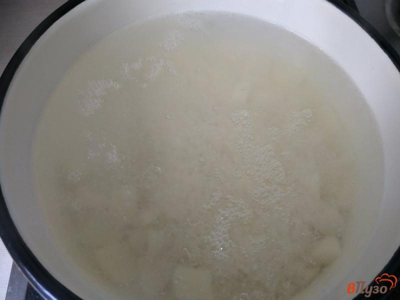 Фото приготовление рецепта: Постный томатный суп харчо шаг №4