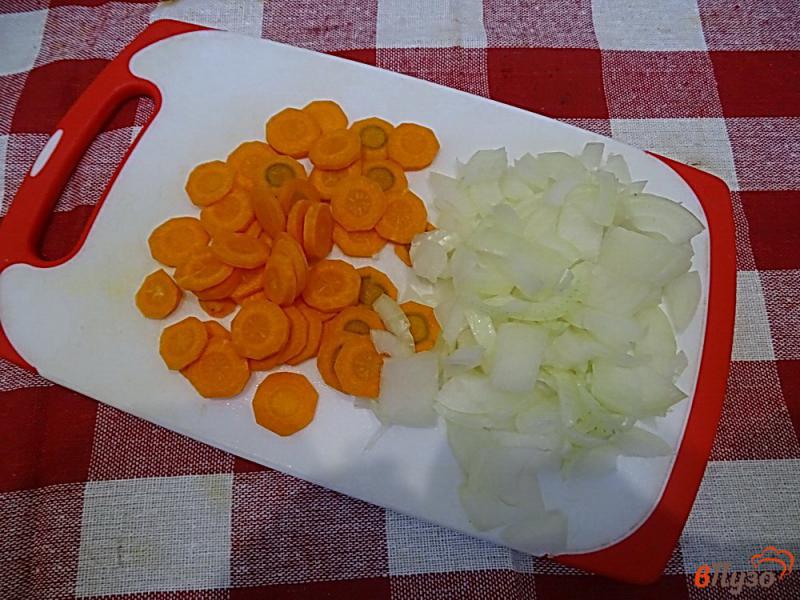Фото приготовление рецепта: Овощное рагу с баклажаном и перцем шаг №2