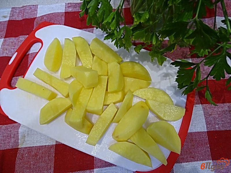 Фото приготовление рецепта: Овощное рагу с баклажаном и перцем шаг №4