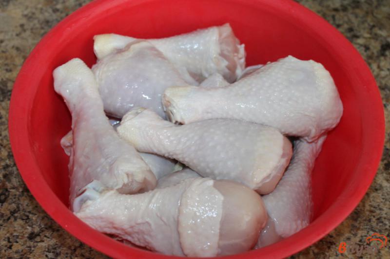 Фото приготовление рецепта: Жареные куриные ножки на гриле шаг №1
