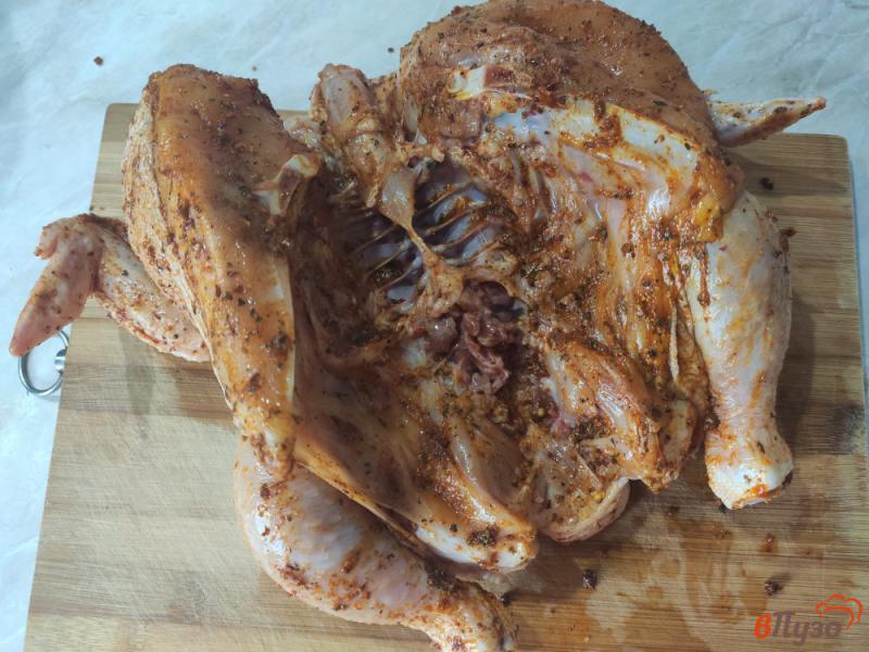 Фото приготовление рецепта: Курица в медово горчичном маринаде с картофелем шаг №3