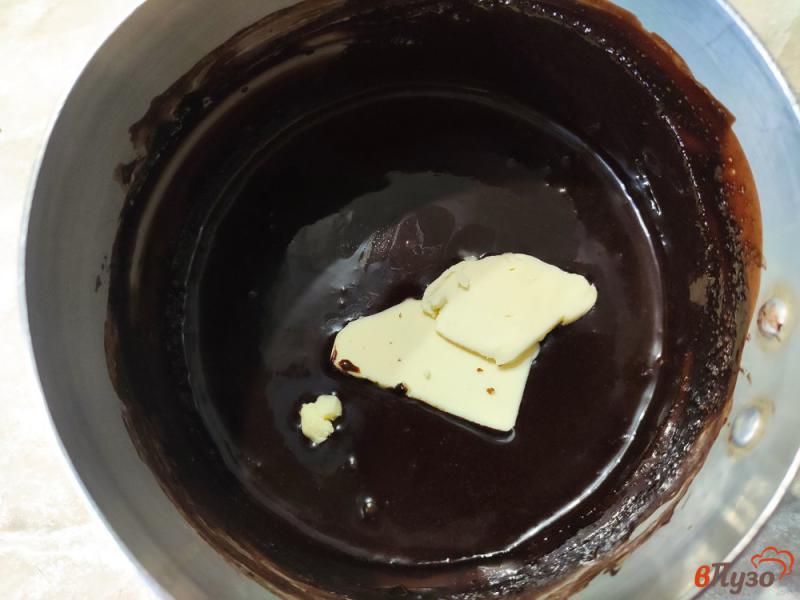 Фото приготовление рецепта: Шоколадный сметанник с творожным кремом шаг №10