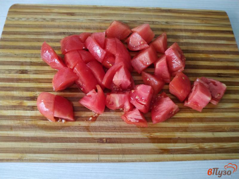 Фото приготовление рецепта: Картофель тушеный с помидорами шаг №5