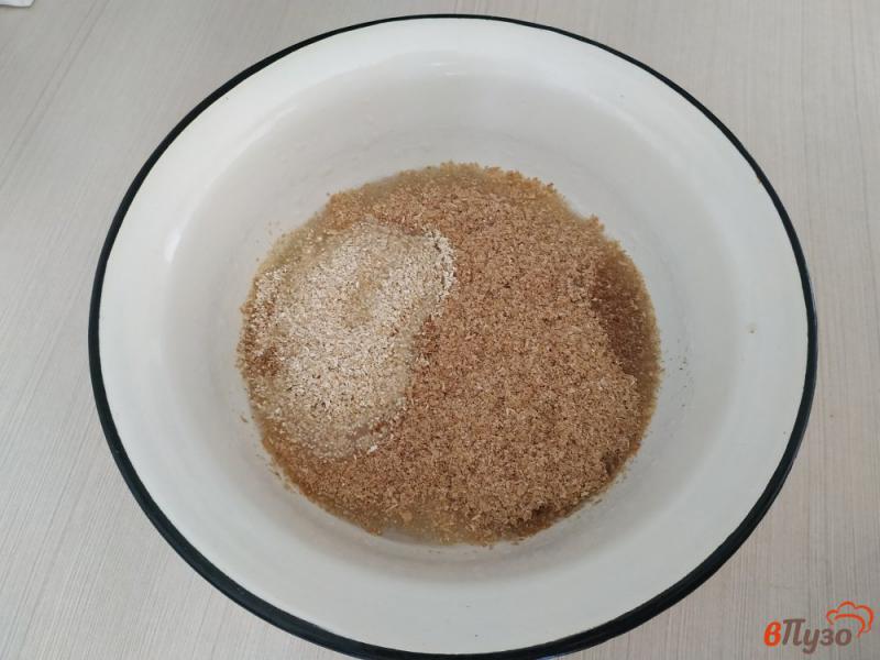 Фото приготовление рецепта: Батон с пшенично-овсяными отрубями шаг №2