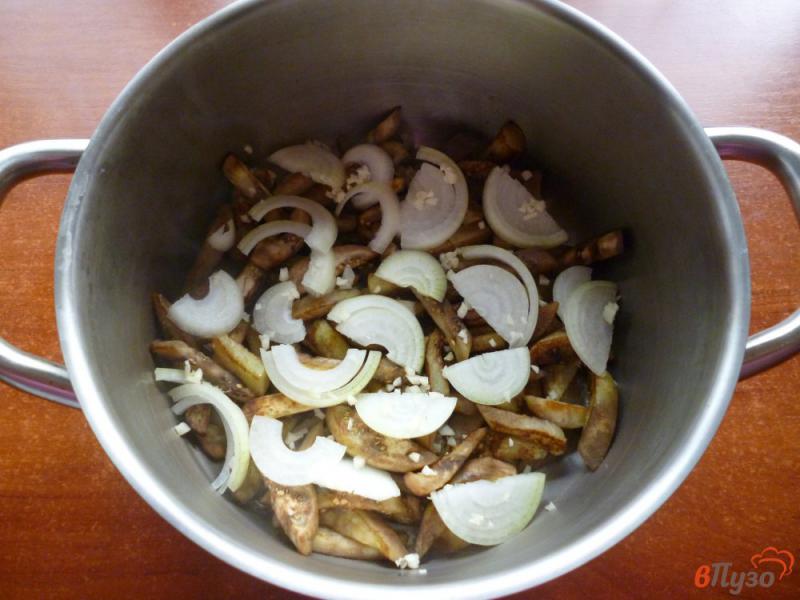 Фото приготовление рецепта: Маринованные баклажаны на зиму шаг №3