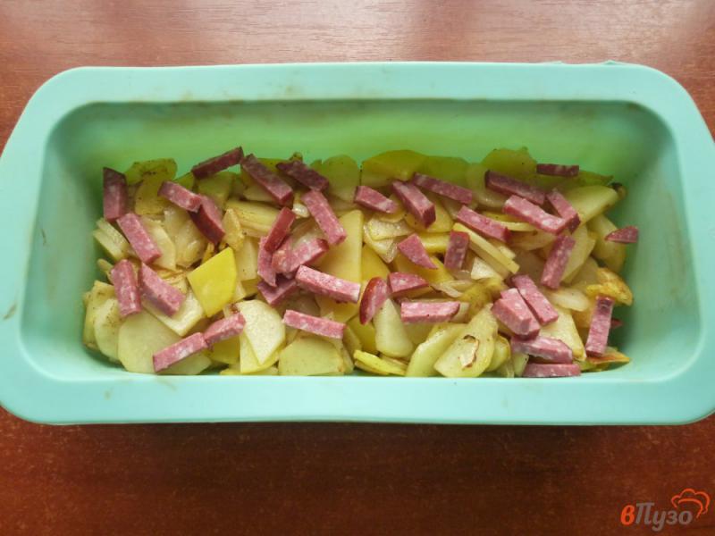 Фото приготовление рецепта: Фриттата с картофелем шаг №5