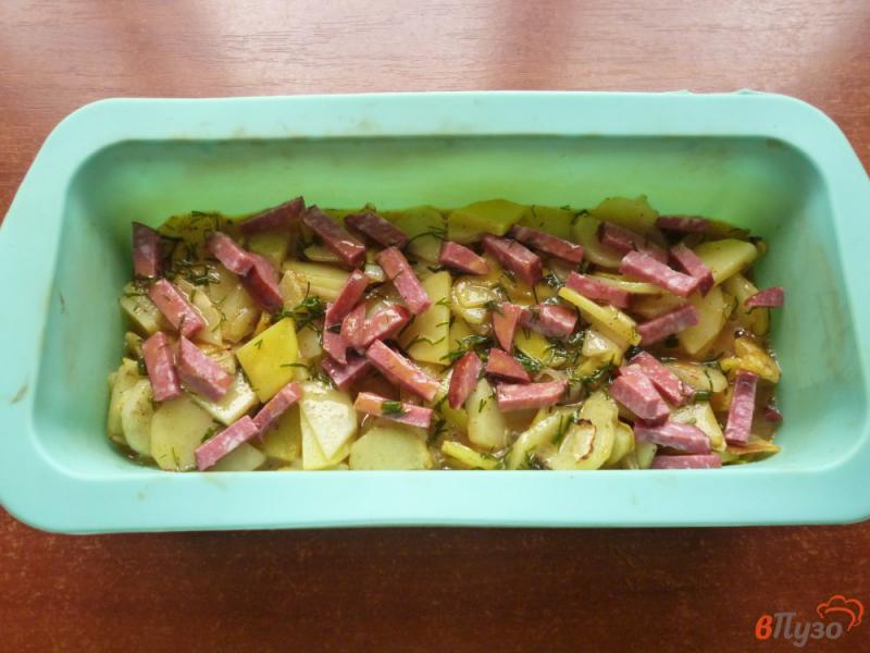 Фото приготовление рецепта: Фриттата с картофелем шаг №6