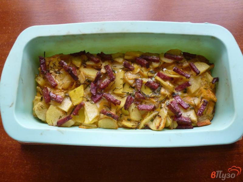 Фото приготовление рецепта: Фриттата с картофелем шаг №7