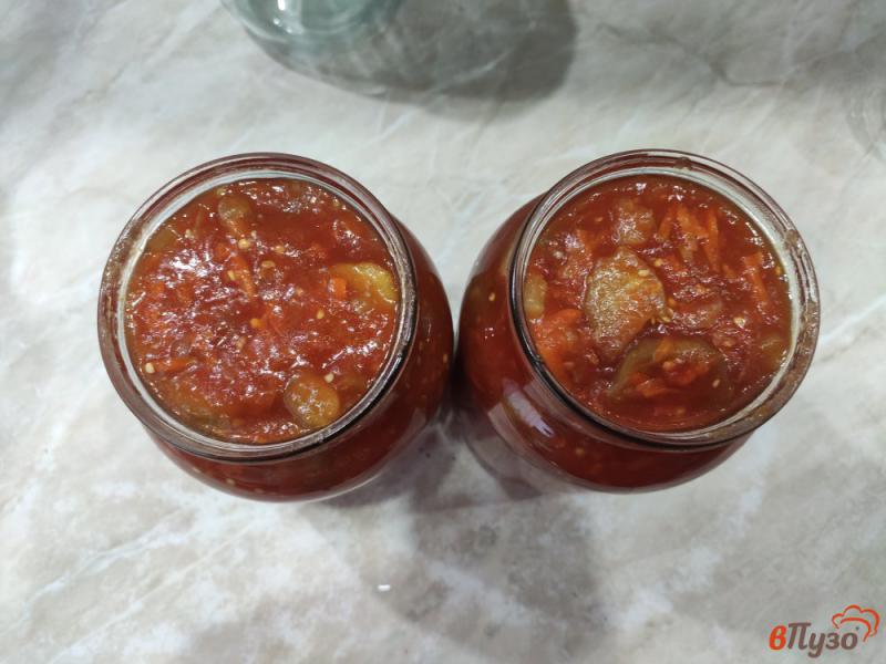 Фото приготовление рецепта: Баклажаны в томатном соусе шаг №13