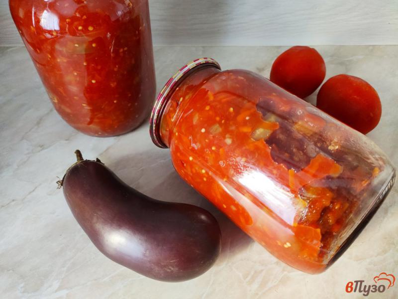 Фото приготовление рецепта: Баклажаны в томатном соусе шаг №15