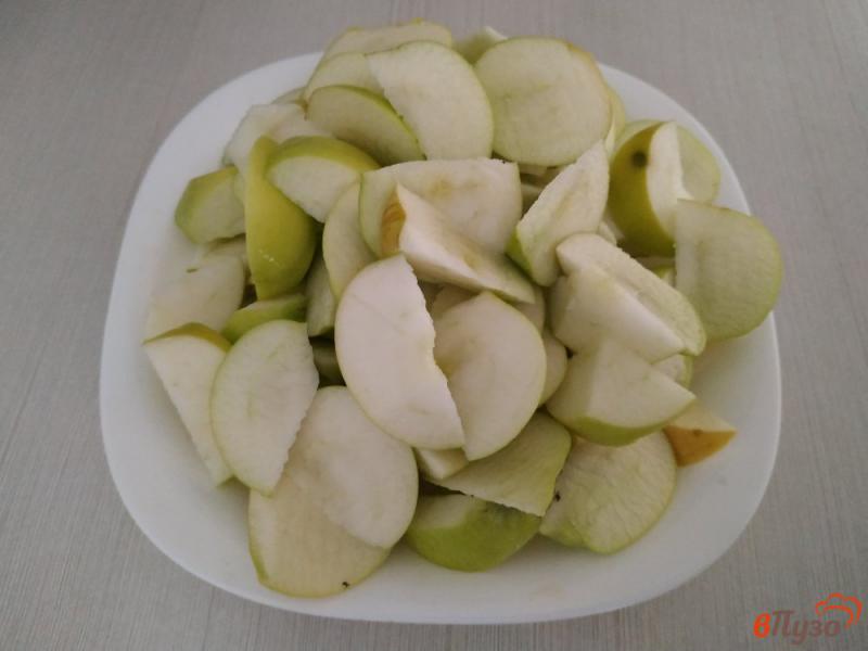 Фото приготовление рецепта: Сливово-яблочное варенье шаг №2