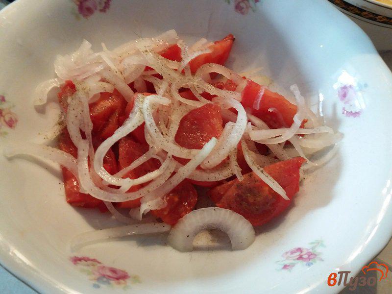 Фото приготовление рецепта: Шакароб салат из помидор к плову шаг №6