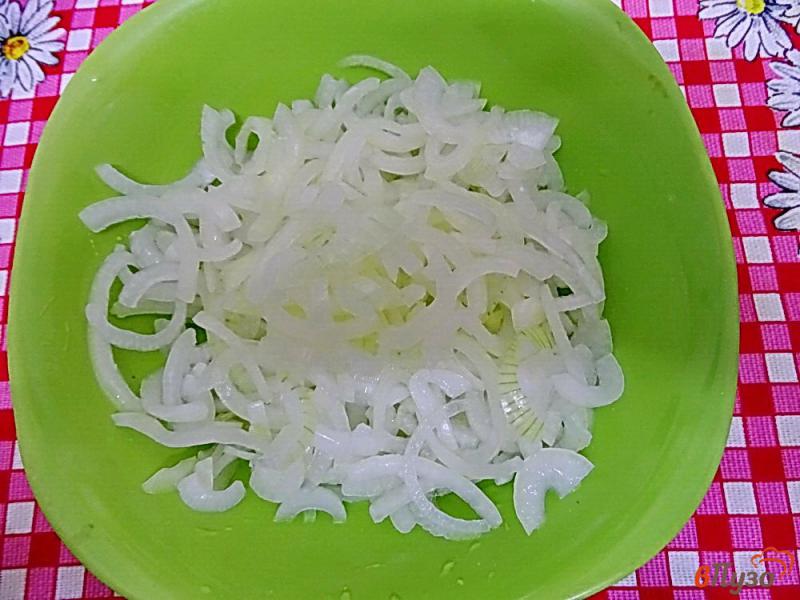 Фото приготовление рецепта: Салат из лука шаг №4