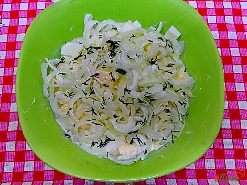 Фото приготовление рецепта: Салат из лука шаг №6